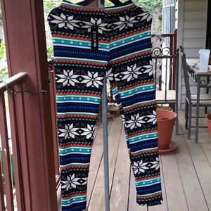 Nwt Docele one size stretch pants 85% Polyester 15% spandex